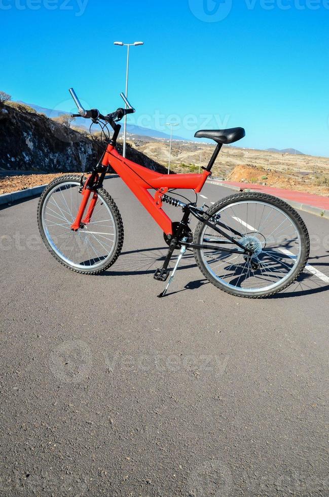 rot Berg Fahrrad foto