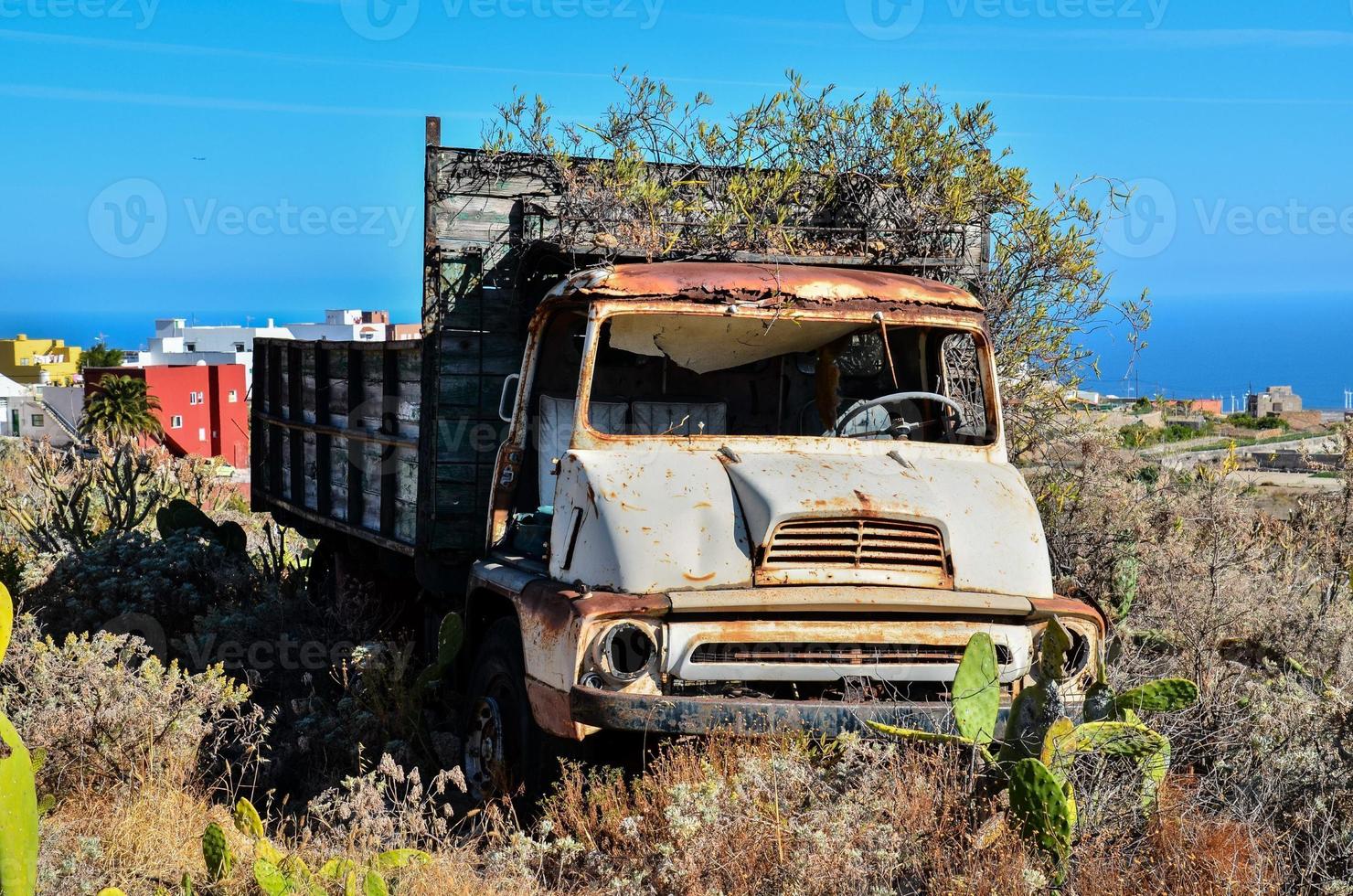 rostig alt LKW foto