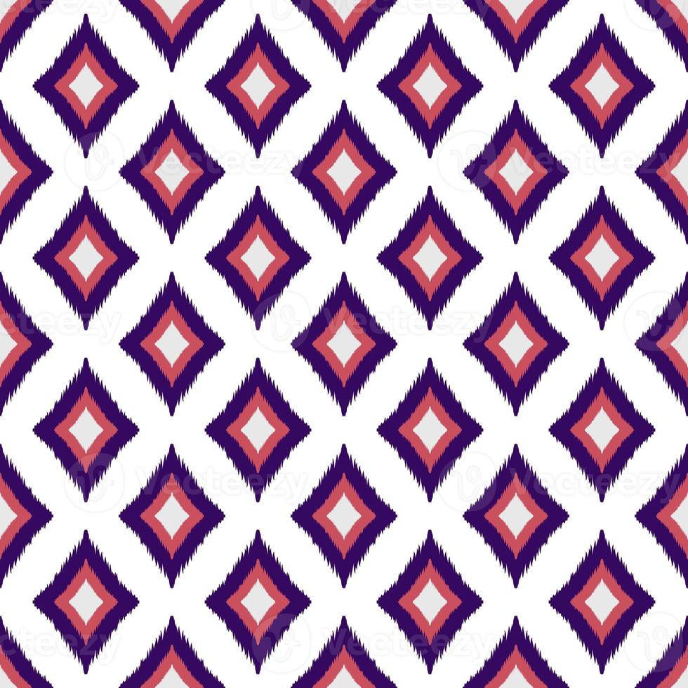 Ikat geometrisch Folklore Ornament, Stammes- ethnisch Textur. nahtlos gestreift Muster im aztekisch Stil, Zahl Stammes- Stickerei, skandinavisch, Ikat Muster foto