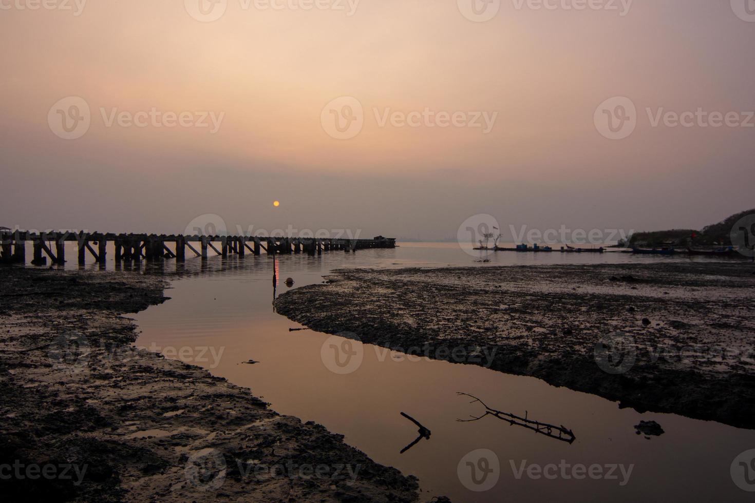 früh Sonnenaufgang Morgen beim karpal singh Antrieb, Penang foto