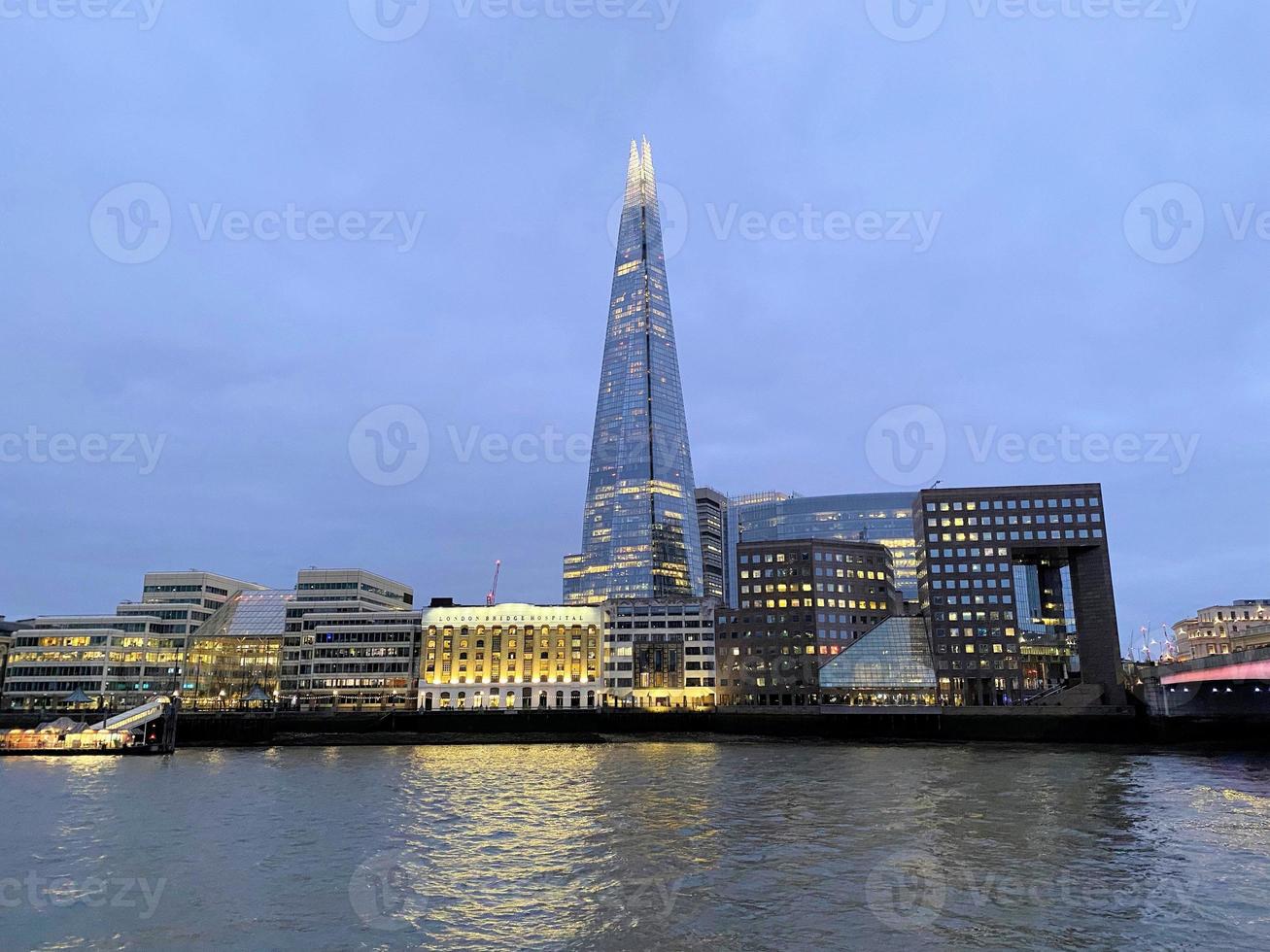 Blick auf die Themse in London foto