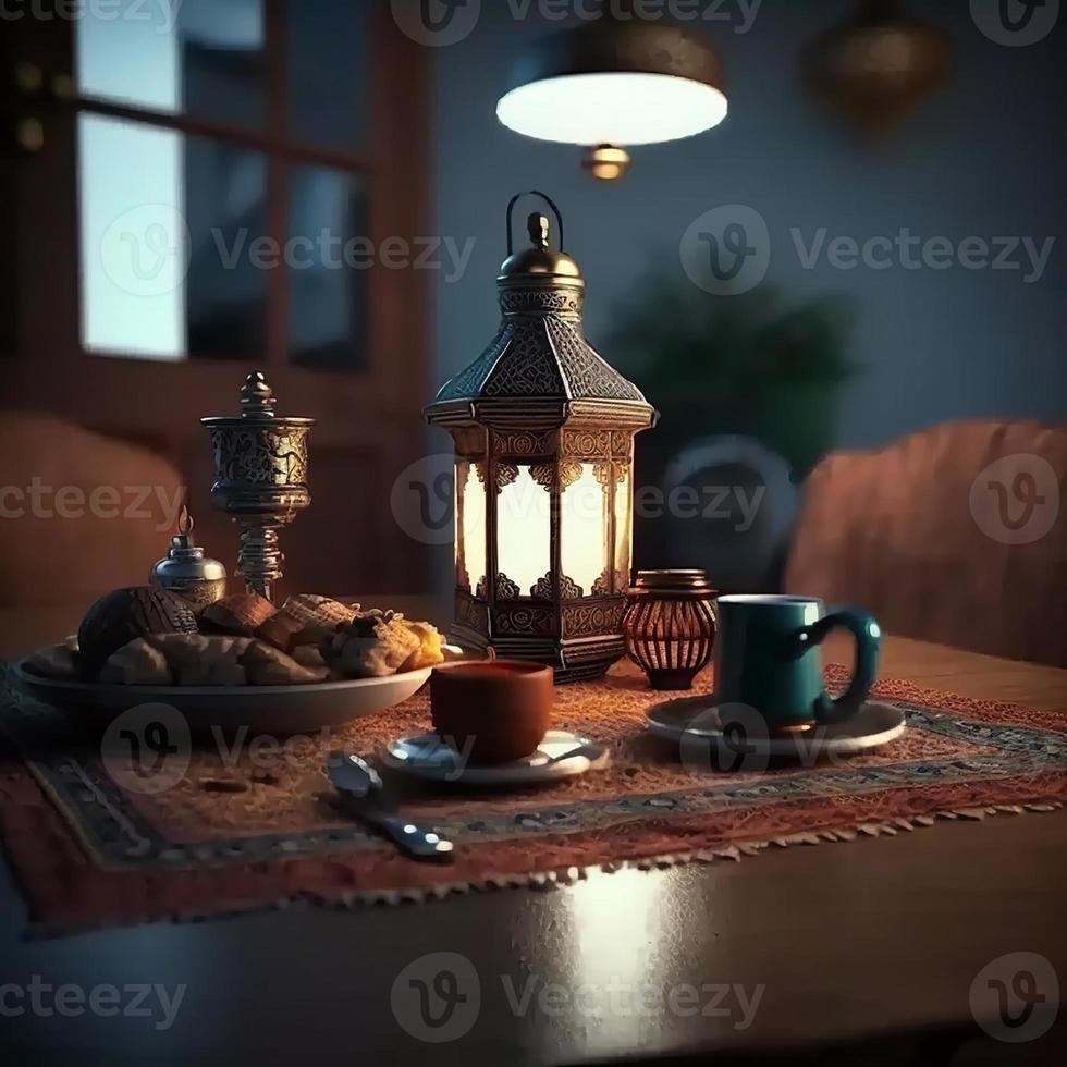 Ramadan Fasten Tabelle Zuhause Bereich Hintergrund foto