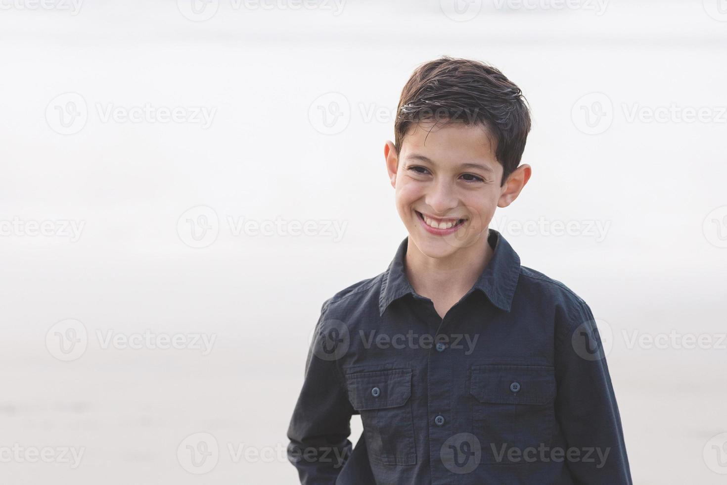 Geschwister auf das Strand foto