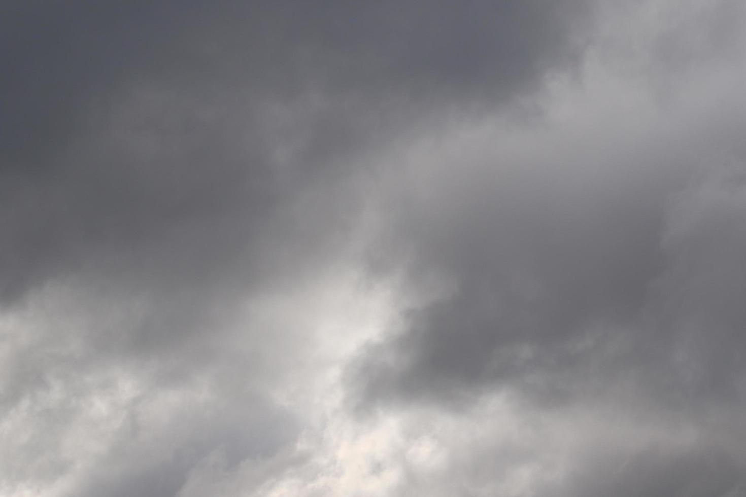 stürmisches Wetter und dunkle Wolken foto