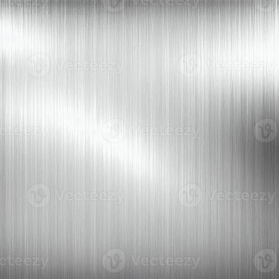 realistisch Metall Textur Stahl, Silber Hintergrund Vorlage - - ai generiert Bild foto