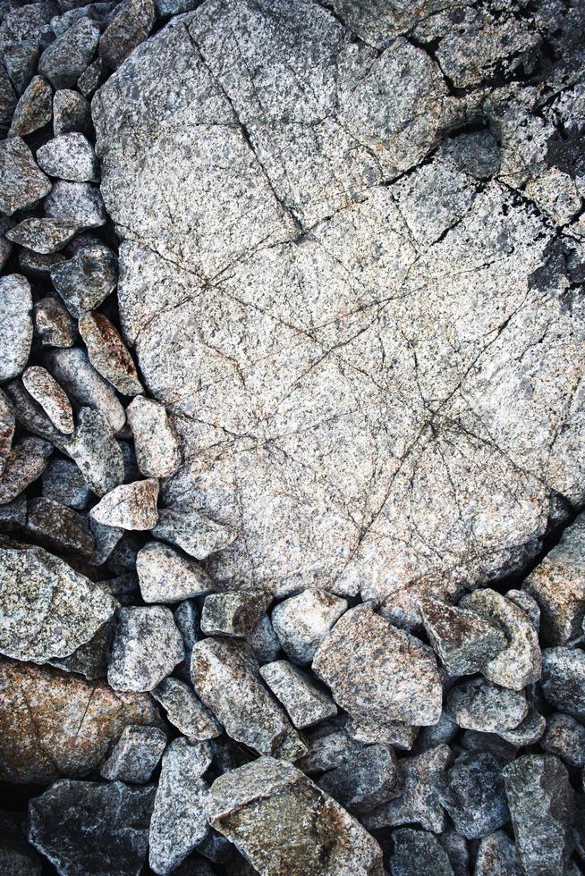 alte graue Felsen foto