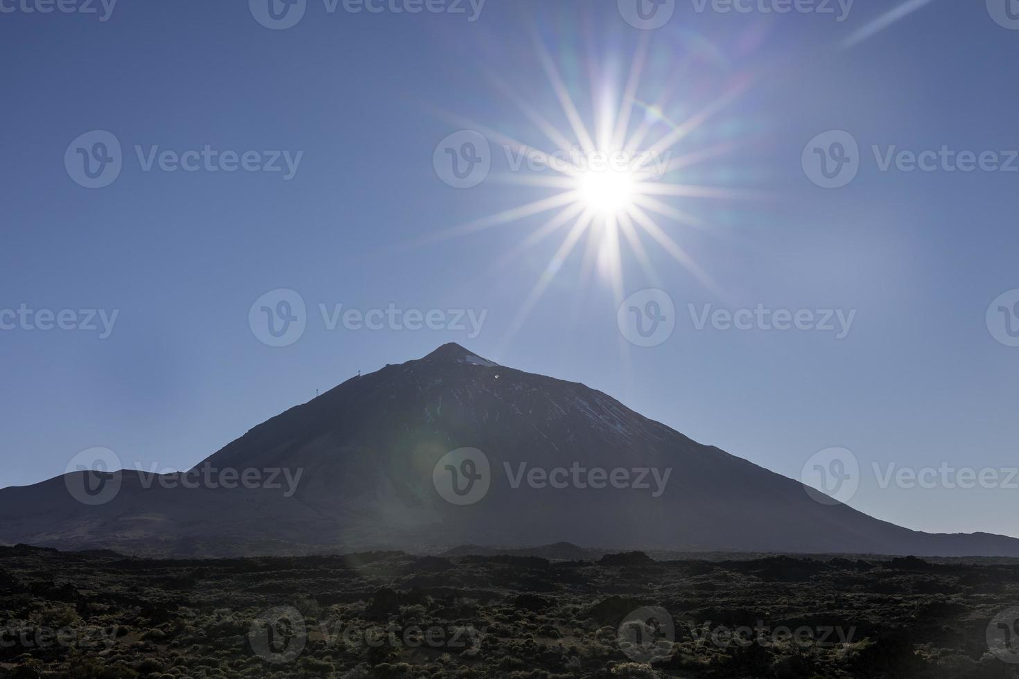 el teide Vulkan Berg im Tenerife Spanien foto