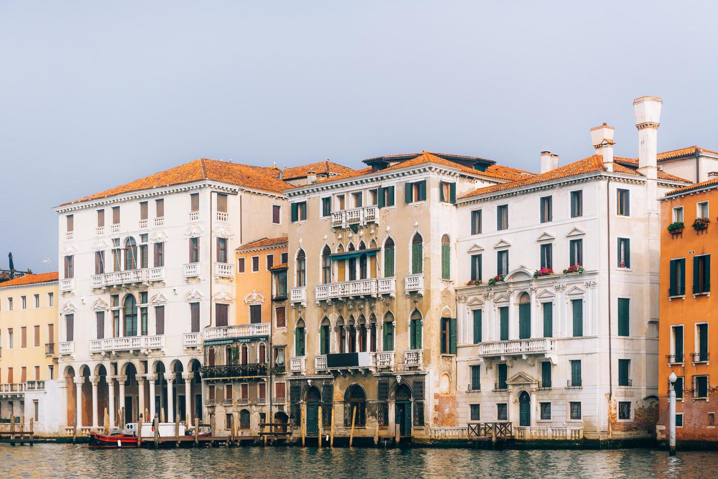 2017 Venedig, Italien - Großkanal von Venedig foto