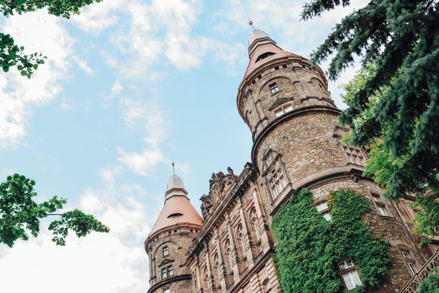 swiebodzice, polen 2017- schloss ksiaz in swiebodzice polen foto