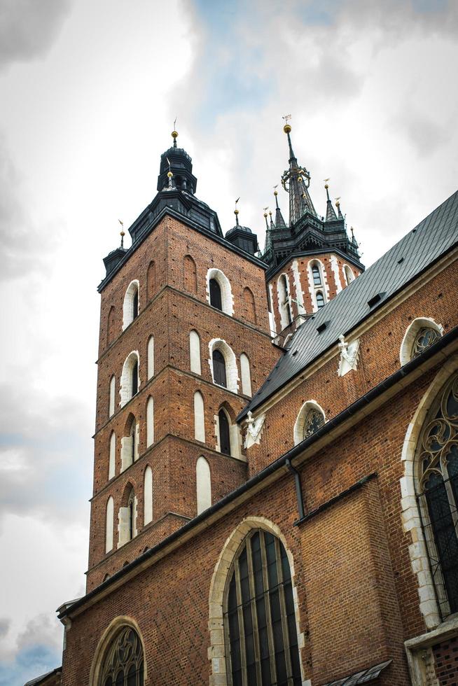 krakow, polen 2017 - touristische architektonische Attraktionen auf dem historischen Platz von krakow foto