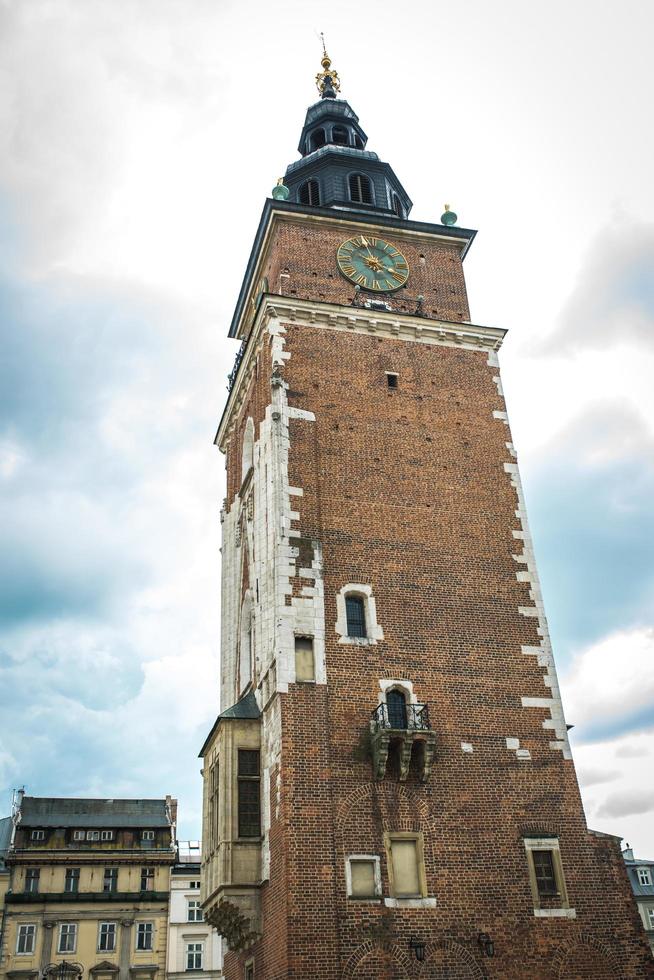 krakow, polen 2017 - touristische architektonische Attraktionen auf dem historischen Platz von krakow foto