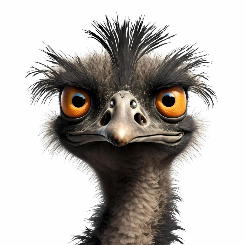 Emu Illustration ai generiert foto