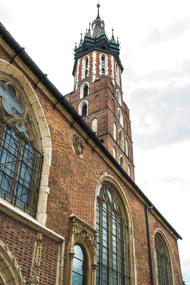 krakow, polen 2017 - touristische architektonische Attraktionen auf dem historischen Platz von krakow foto