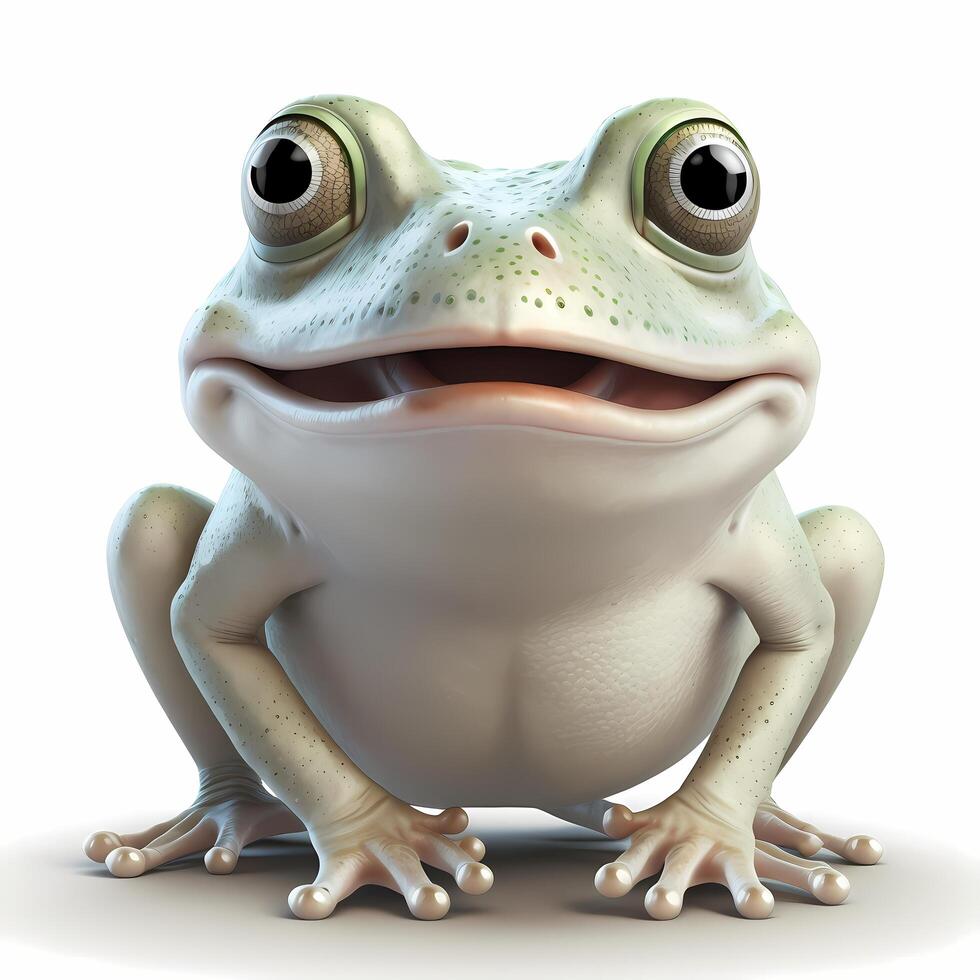 Frosch Tier Illustration ai generiert foto