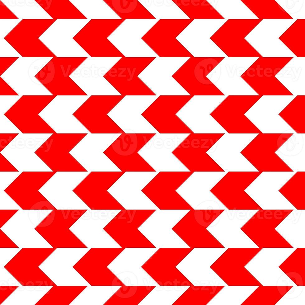 klassisch rot und Weiß Chevron nahtlos Muster. nahtlos zick Zack Muster Hintergrund. regulär Textur Hintergrund. geeignet zum Poster, Broschüre, Flugblatt, Hintergrund, Karte, usw. foto