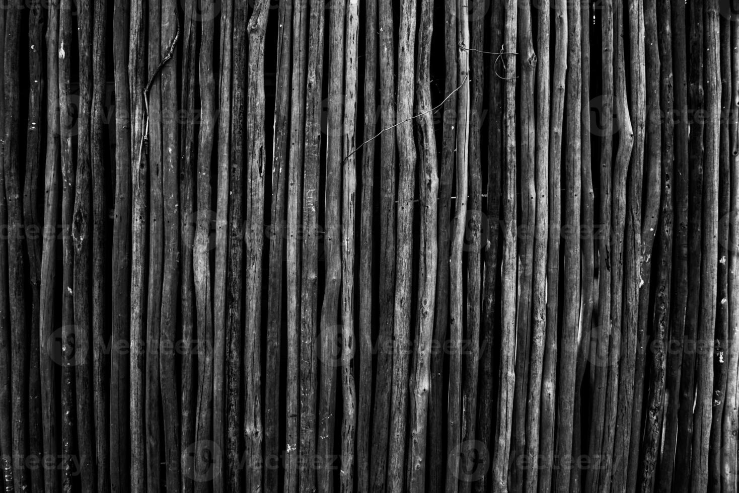 hölzern Stock Mauer foto