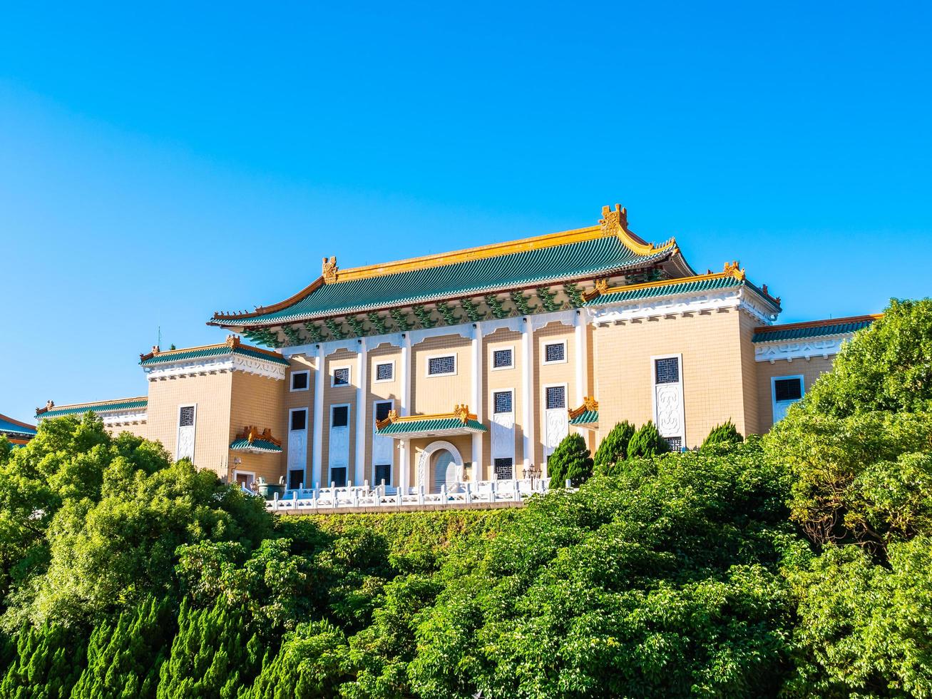 Nationales Palastmuseum in Taipeh, Taiwan foto