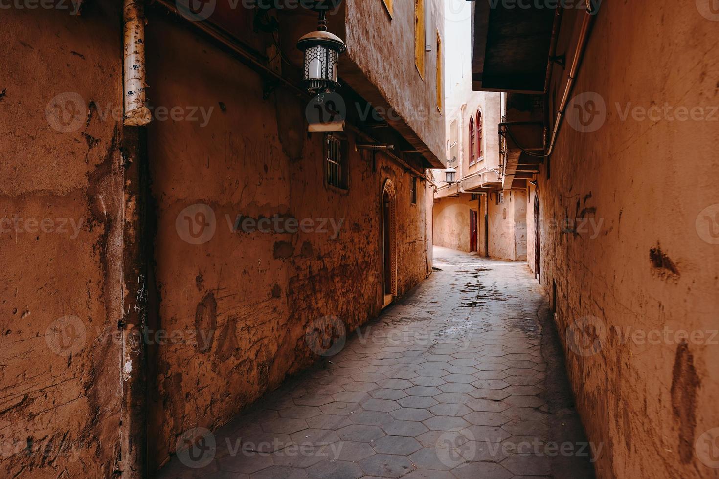 das Jahrhunderte alt Kashgar alt Stadt, Dorf ist gelegen im das Center von Kashgar. foto