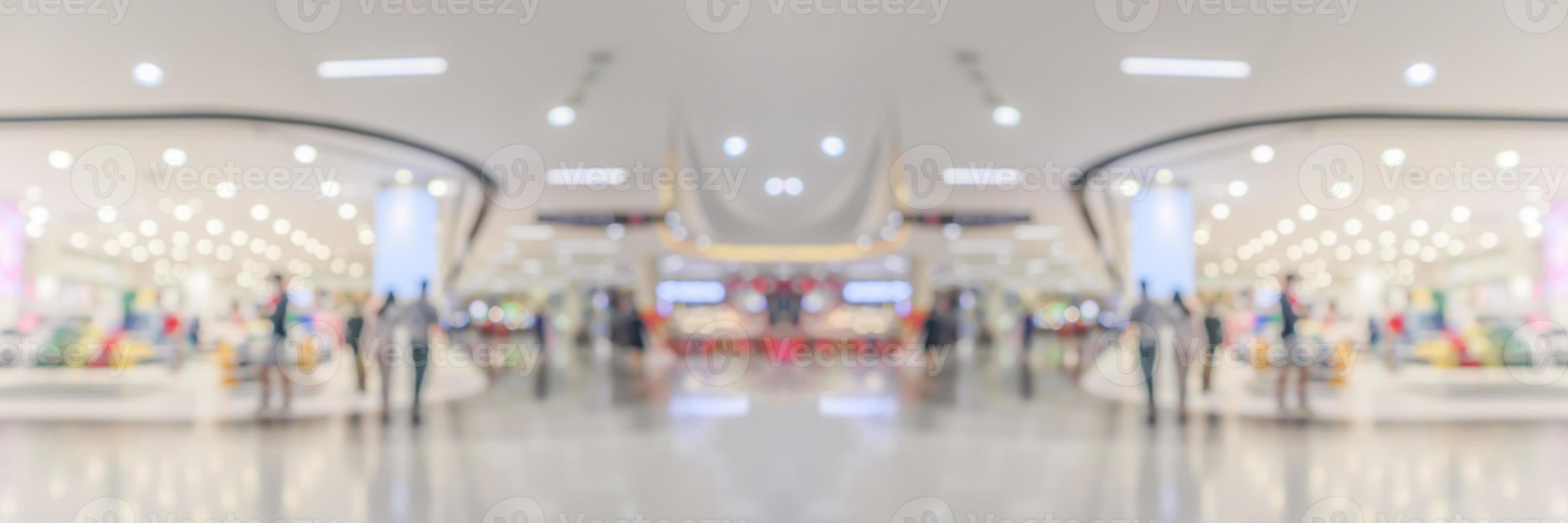 abstrakte Unschärfe Bekleidungsboutique Display Innenraum des Einkaufszentrums Hintergrund foto