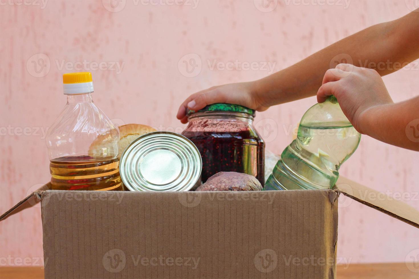 Box mit Essen foto