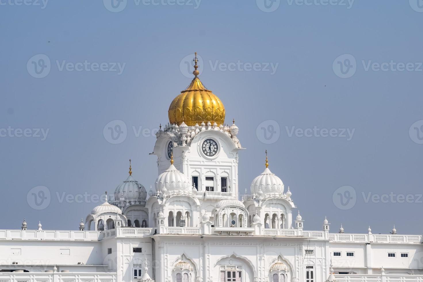 Aussicht von Einzelheiten von die Architektur Innerhalb golden Tempel - - Harmandir sahib im Amritsar, Punjab, Indien, berühmt indisch Sikh Wahrzeichen, golden Tempel, das Main Heiligtum von sikhs im Amritsar, Indien foto