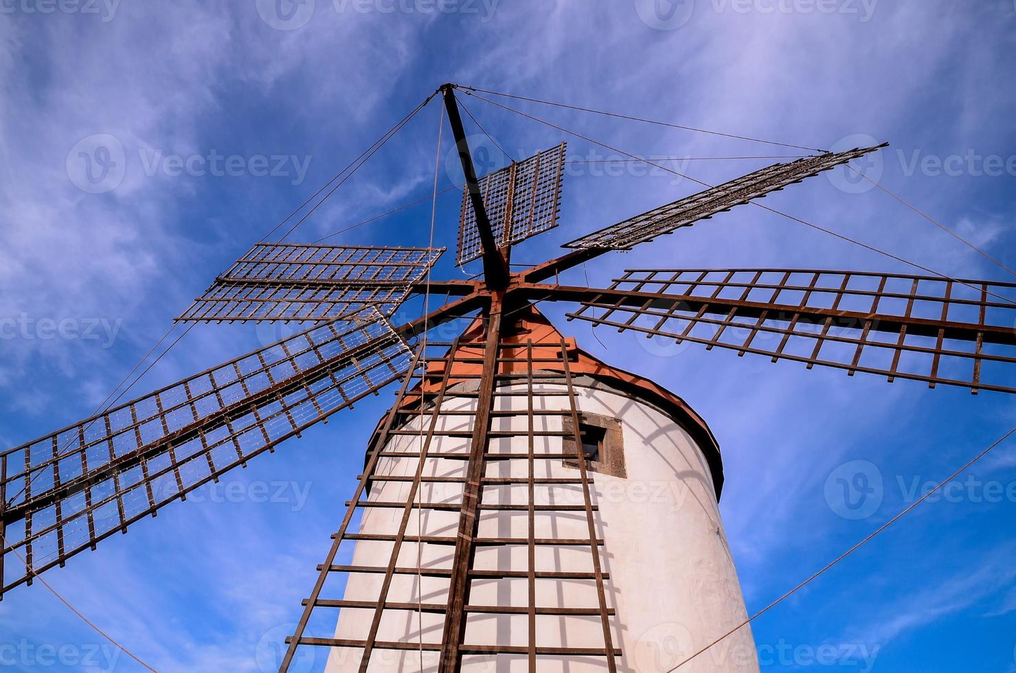 Detail von ein Windmühle foto