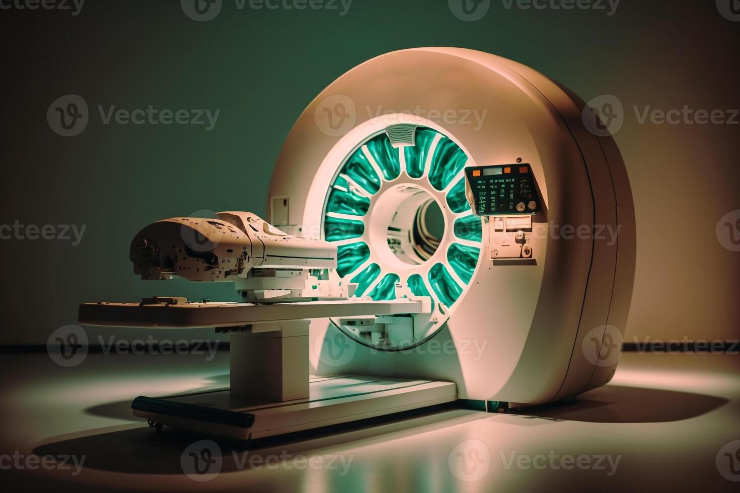 mri Maschine im Krankenhaus generativ ai foto