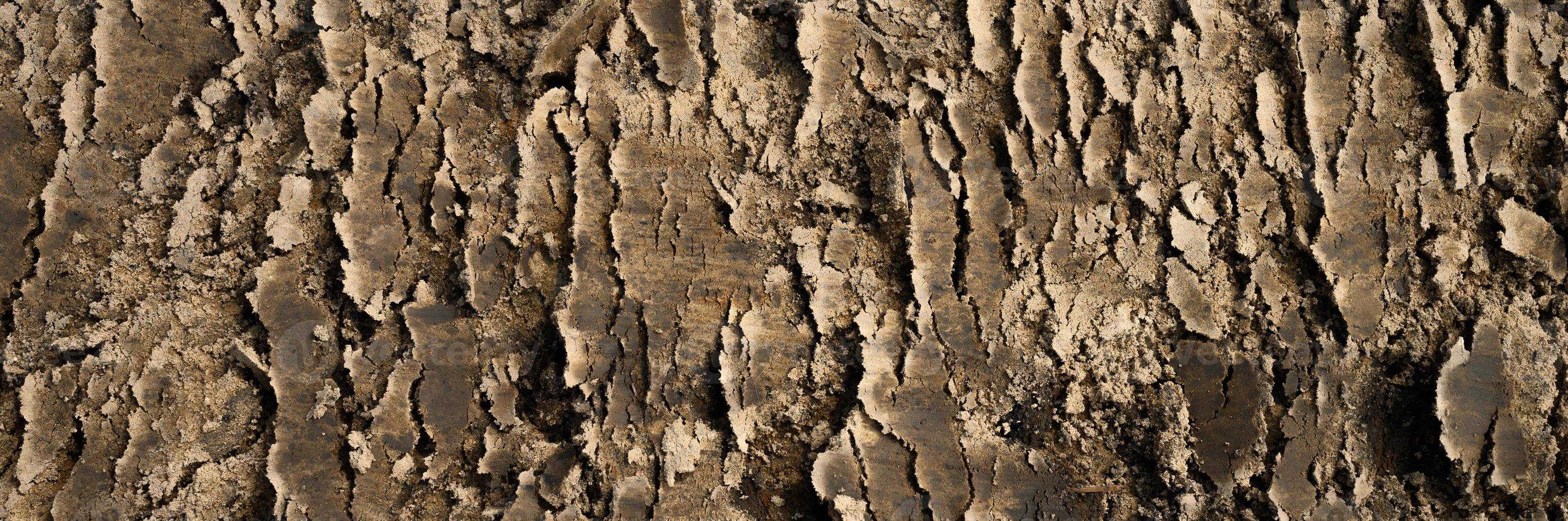 Hintergrundtextur von der glatten Oberfläche des Erdbodens foto