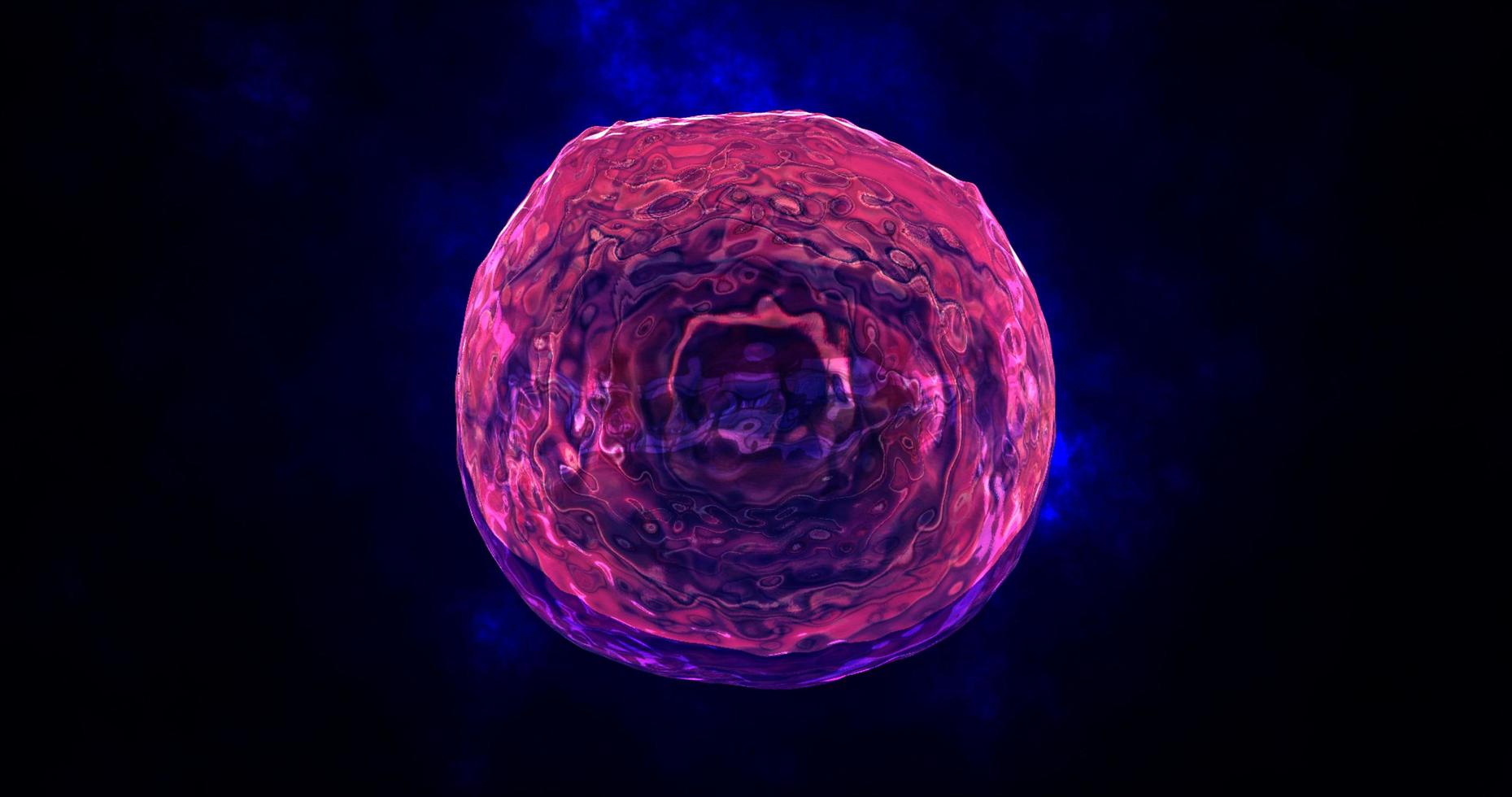 abstrakte runde blaue Kugel flüssige schillernde Seifenblase futuristischer, abstrakter Hintergrund. Video 4k, Bewegungsdesign foto