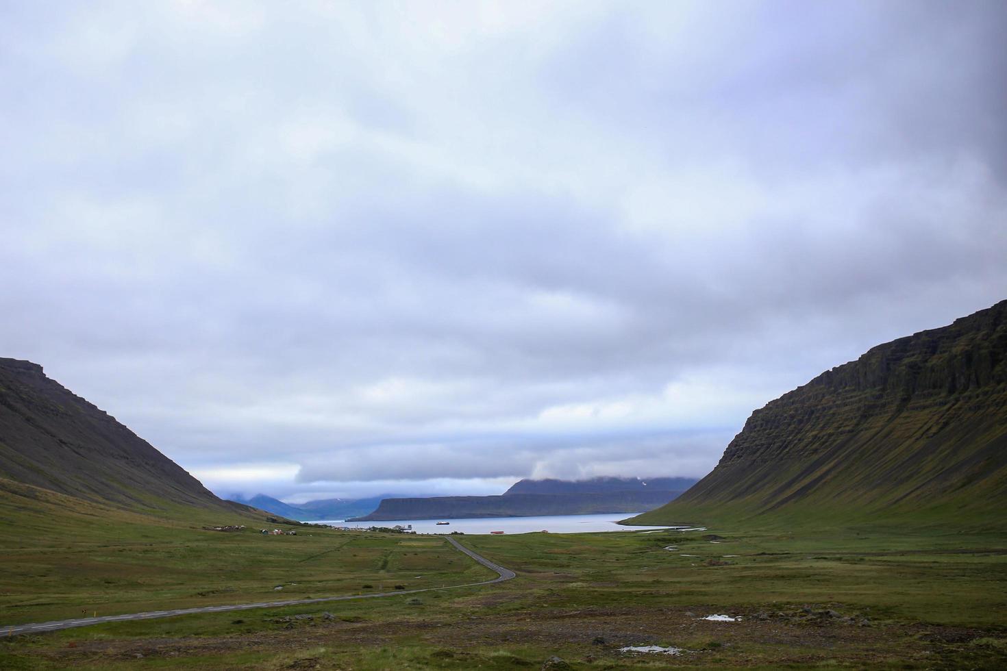 Fjorde in Island foto