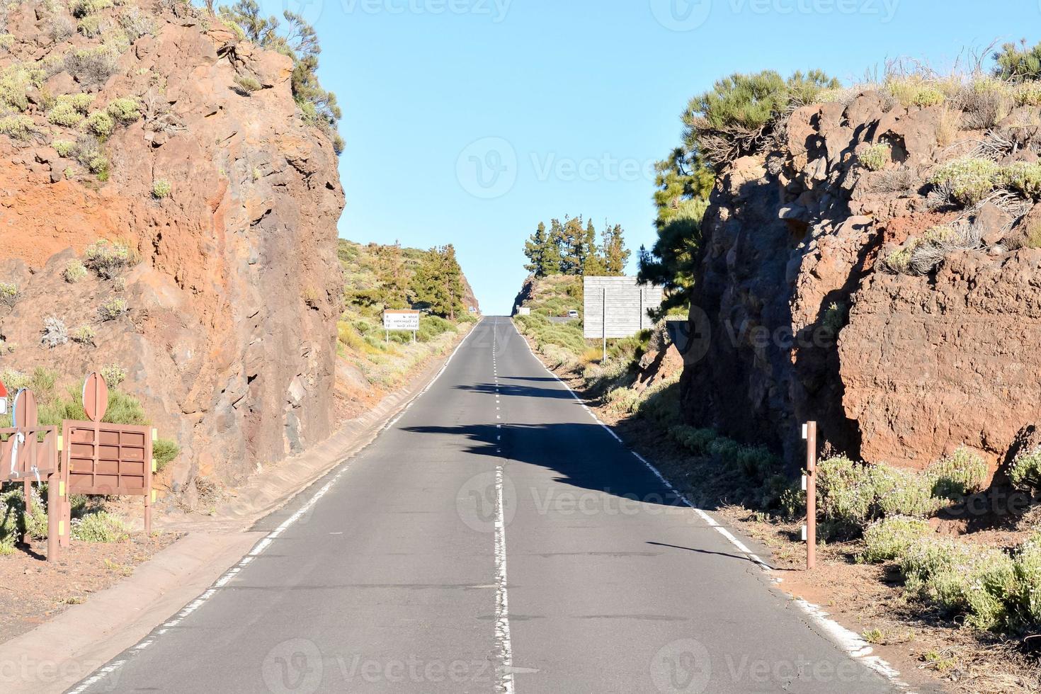 Straße auf dem Land foto