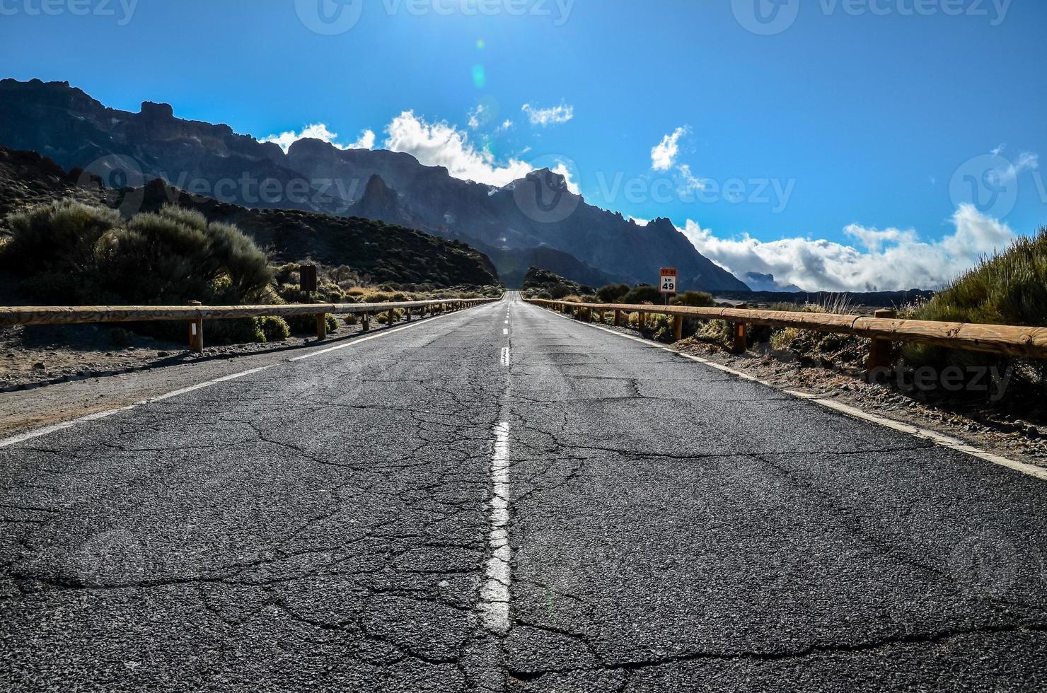 Straße auf dem Land foto