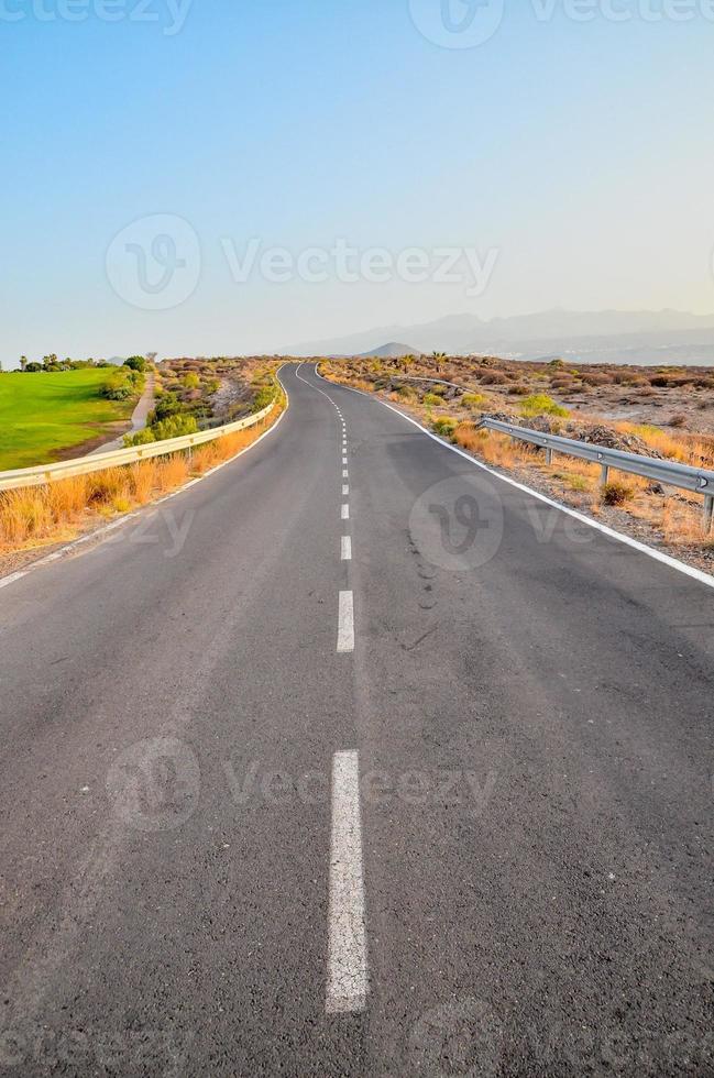 Straße auf dem Land foto