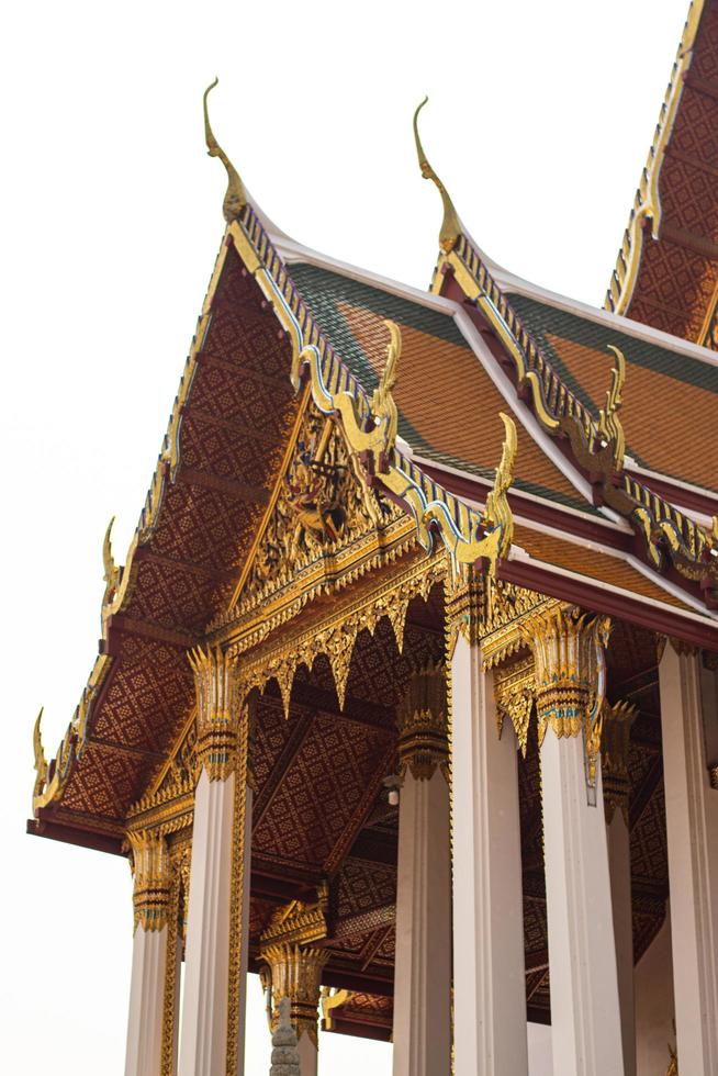 Bangkok, Thailand, 2023. wat suthat diep wararam. schön buddhistischer Stil Tempel. foto