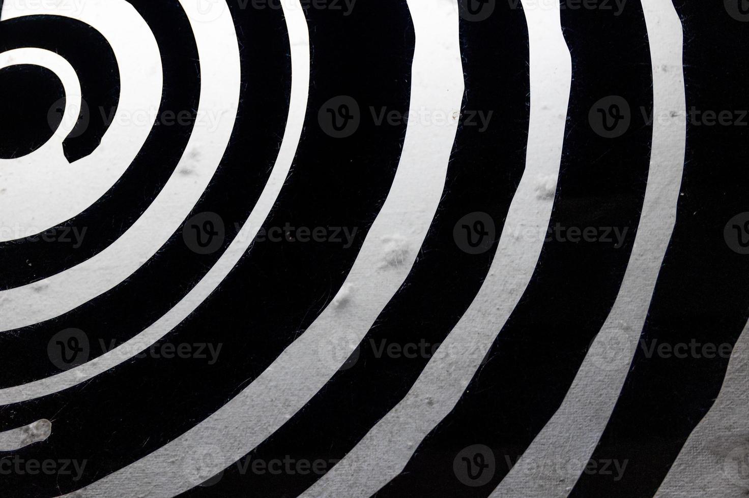 schwarz und Weiß Hintergrund Stücke von Kreis Grafik Symbol foto