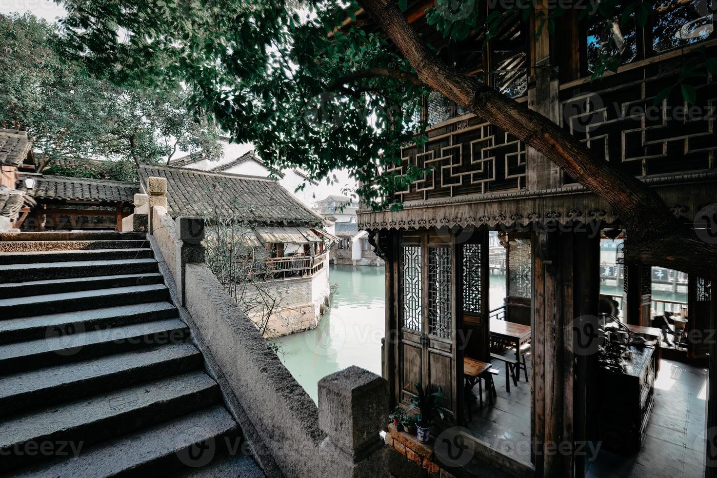 faszinierend Sehenswürdigkeiten von Wasser Städte im Süd- China foto