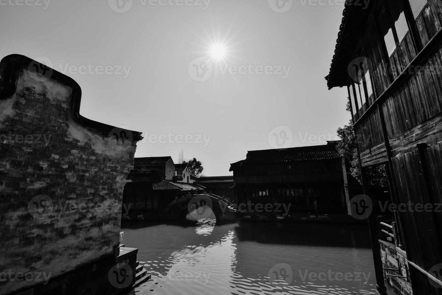 faszinierend Sehenswürdigkeiten von Wasser Städte im Süd- China foto