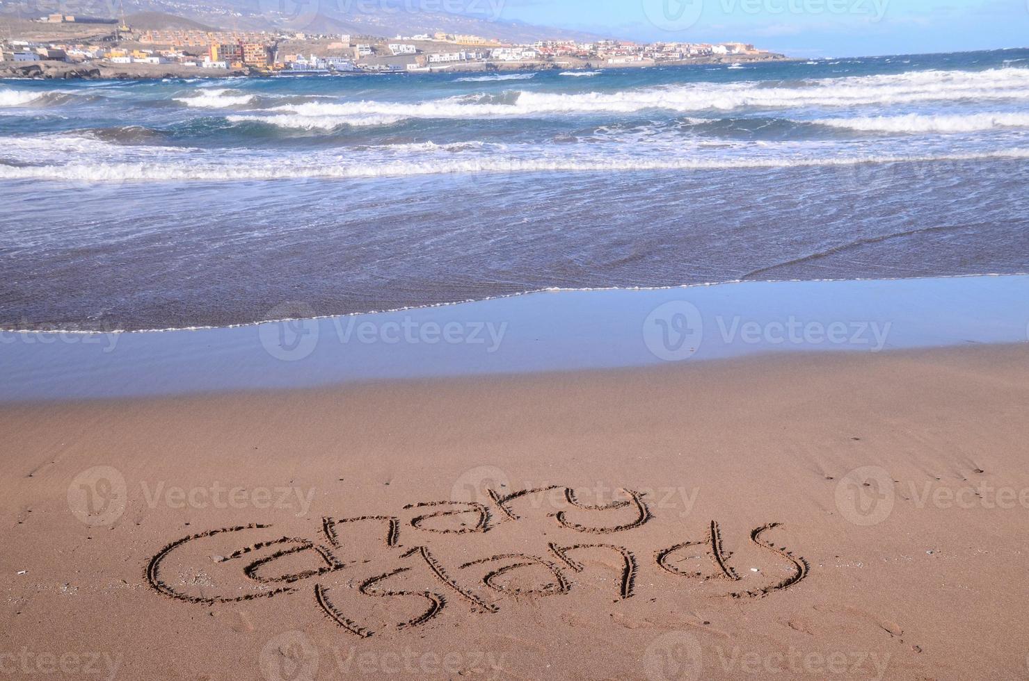 schön Strand auf Tenerife foto