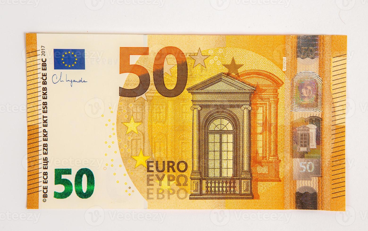 Euro Banknoten Geld, legal zärtlich von das europäisch Union foto