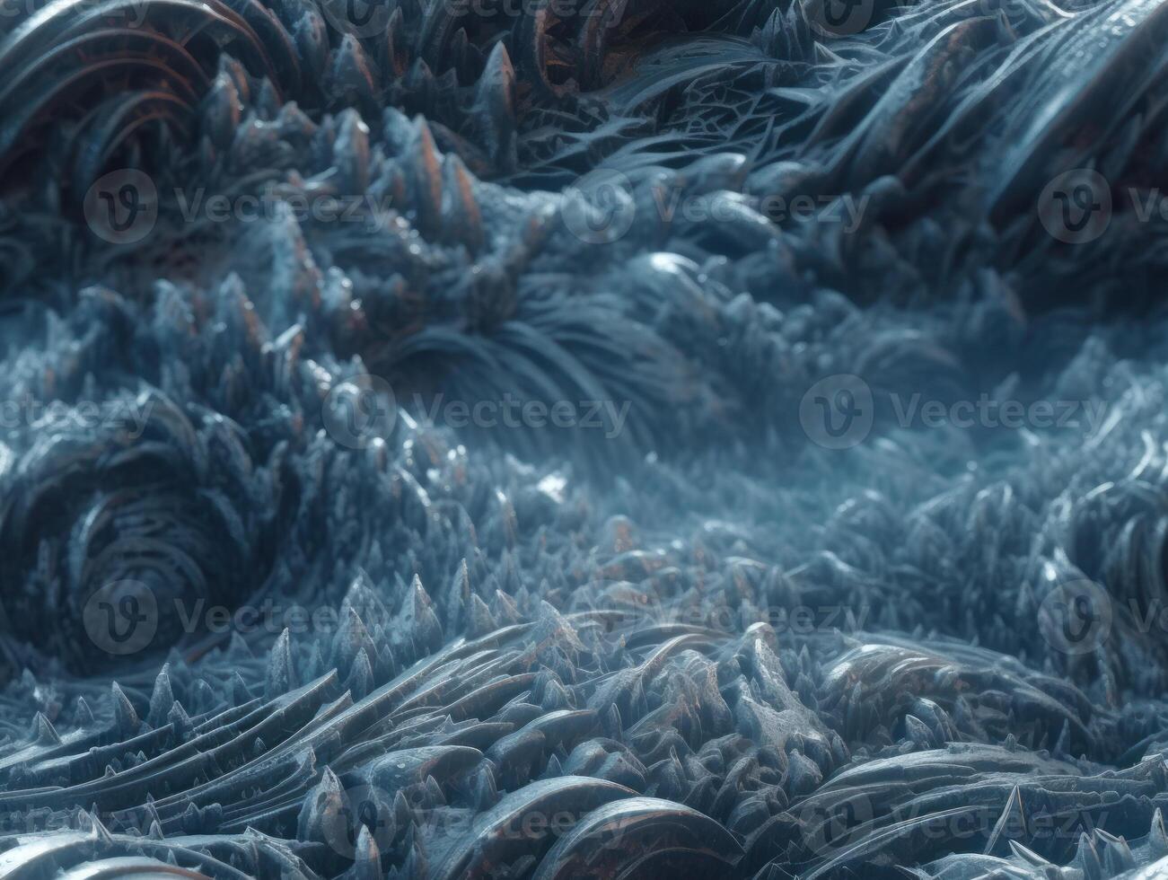 abstrakt schön Muster von Frost Hintergrund erstellt mit generativ ai Technologie foto