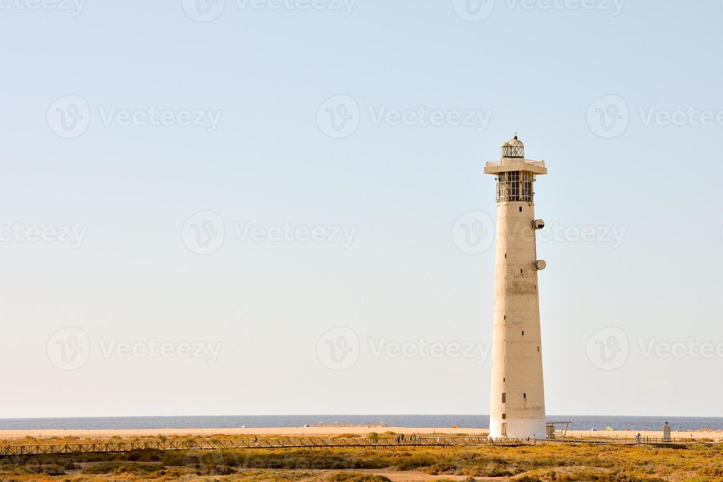 Leuchtturm am Meer foto