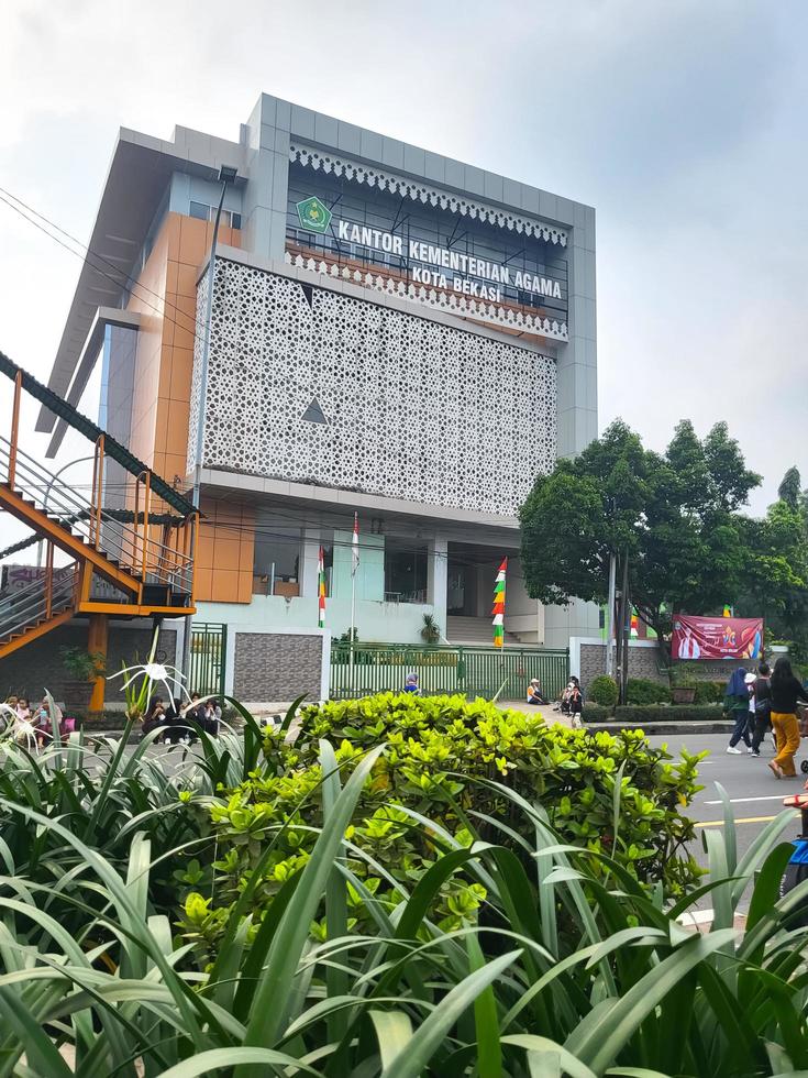 bekasi, Indonesien - - 12. März 2023 bekasi Stadt Ministerium von Religion Büro Gebäude gelegen auf a. Yani Straße foto