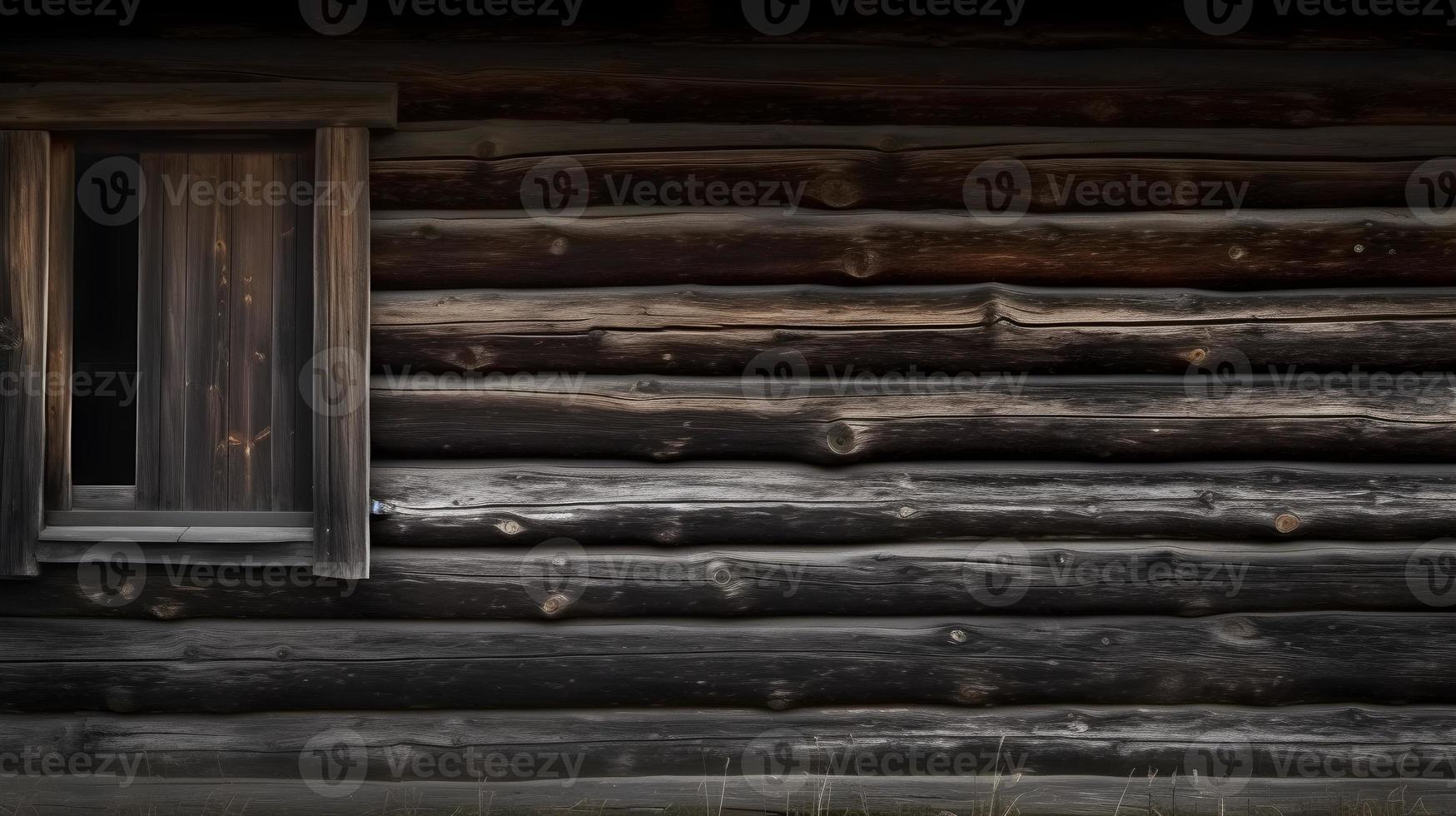 dunkel farbig hölzern Kabine Mauer Textur Hintergrund mit Rau Bauholz Oberfläche foto