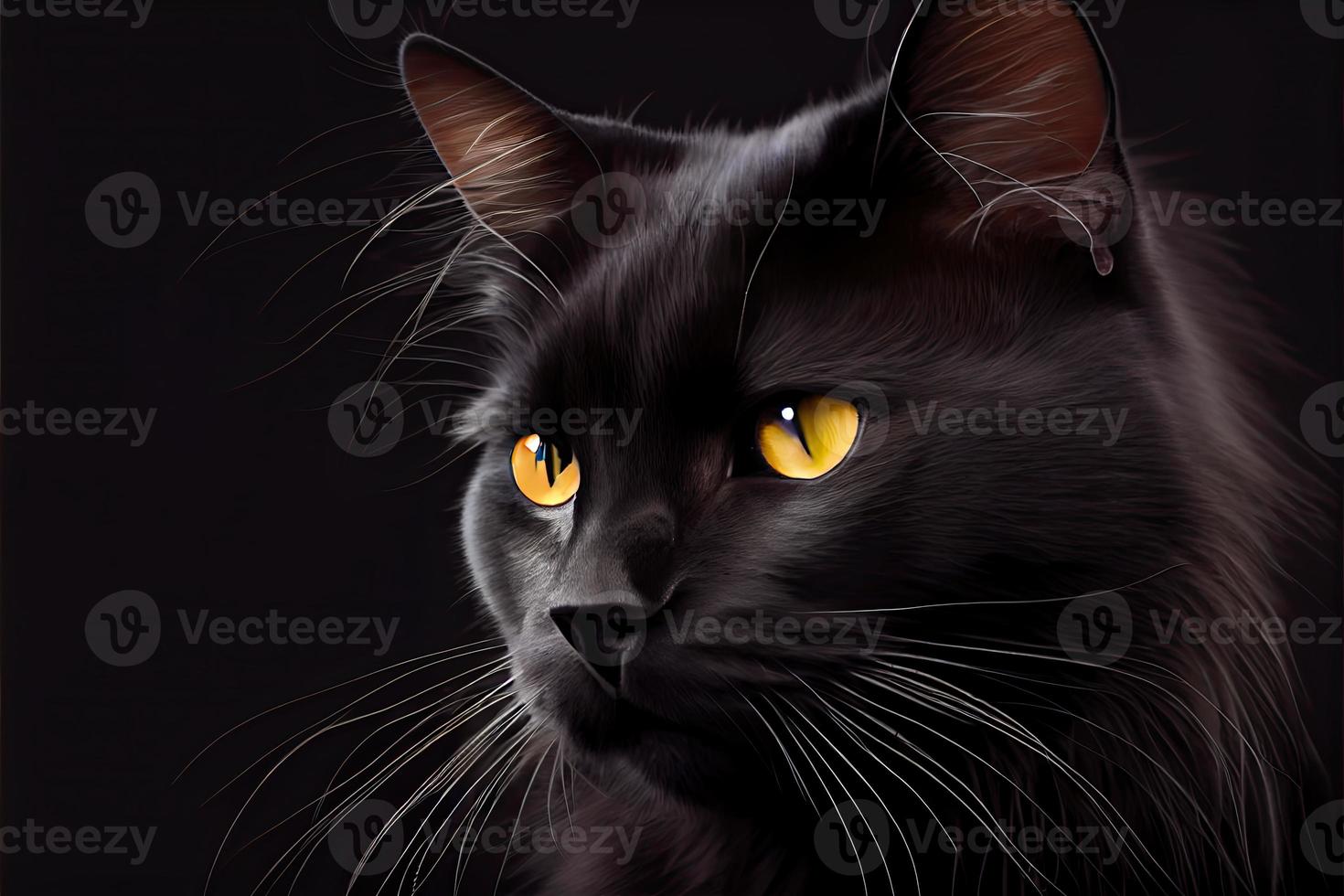 schwarz Katze Anerkennung Tag August 17 .. foto