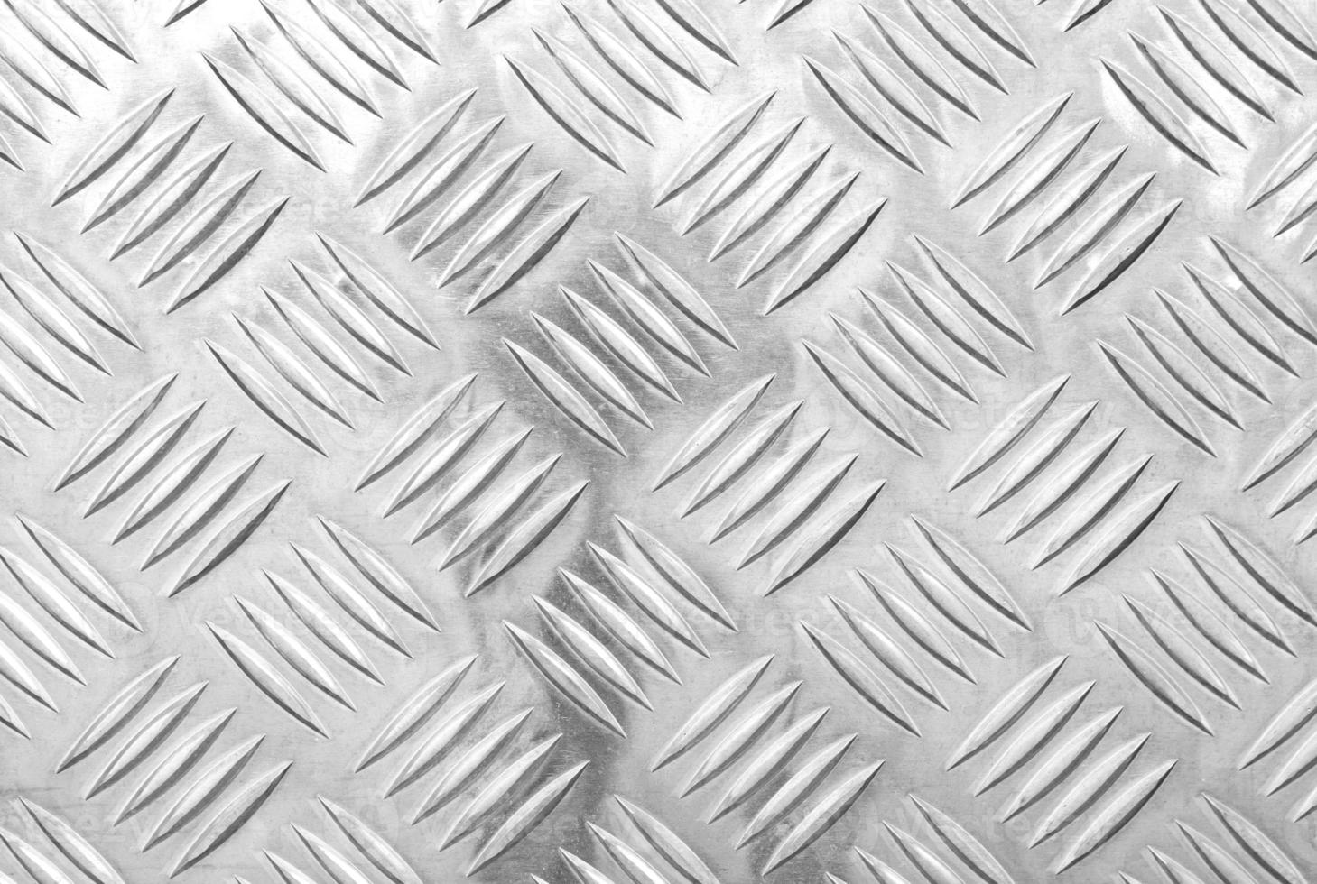 Metall Fußboden Teller Hintergrund mit Diamant Muster foto