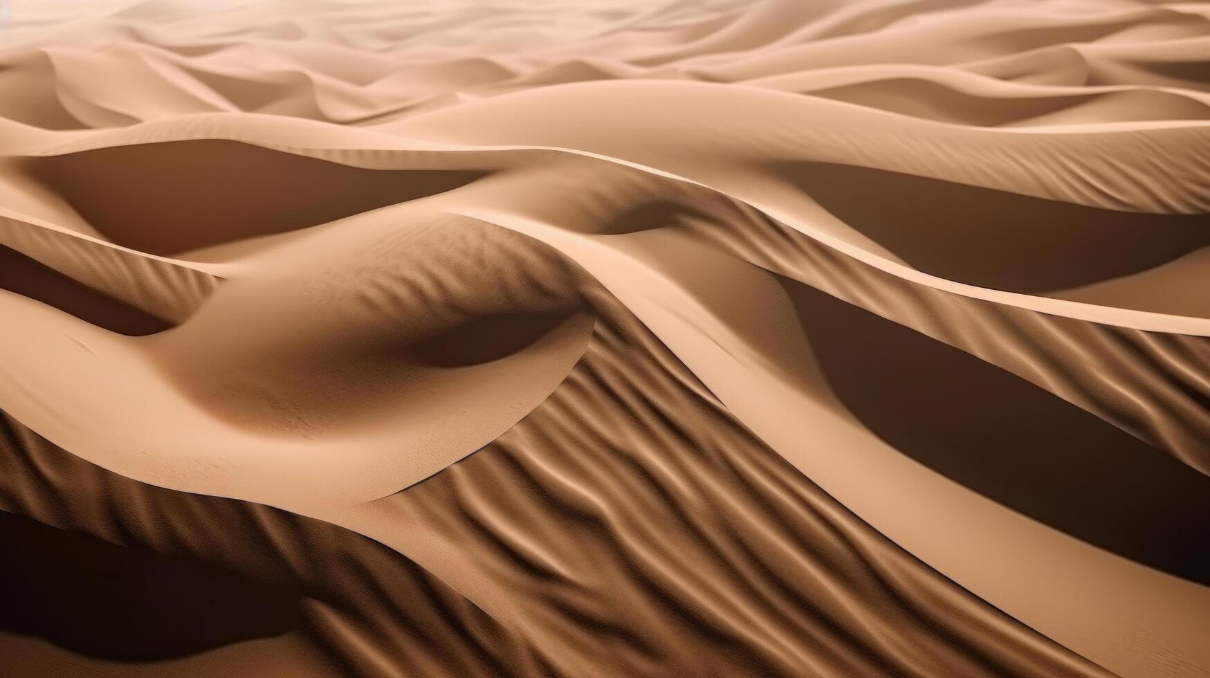 Wüste natürlich Hintergrund. Illustration ai generativ foto