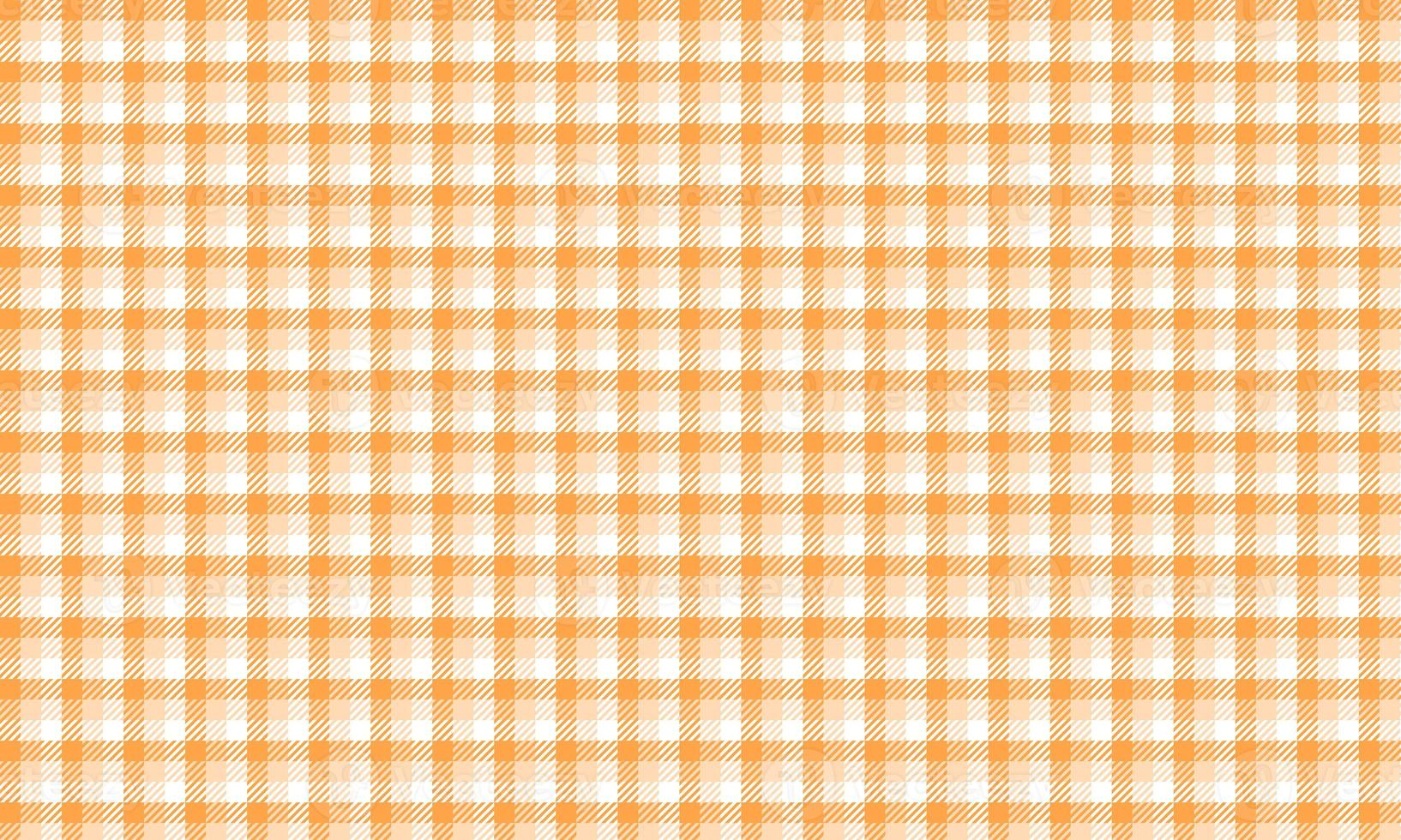 Orange nahtlos Plaid Muster foto