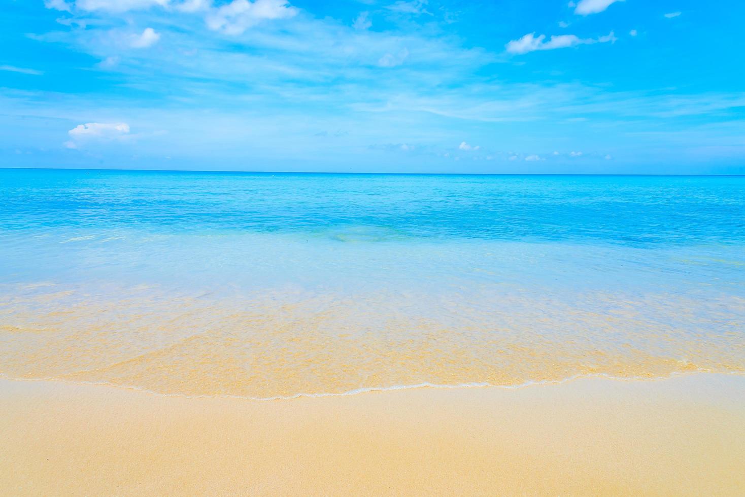 tropischer Meeresstrand foto