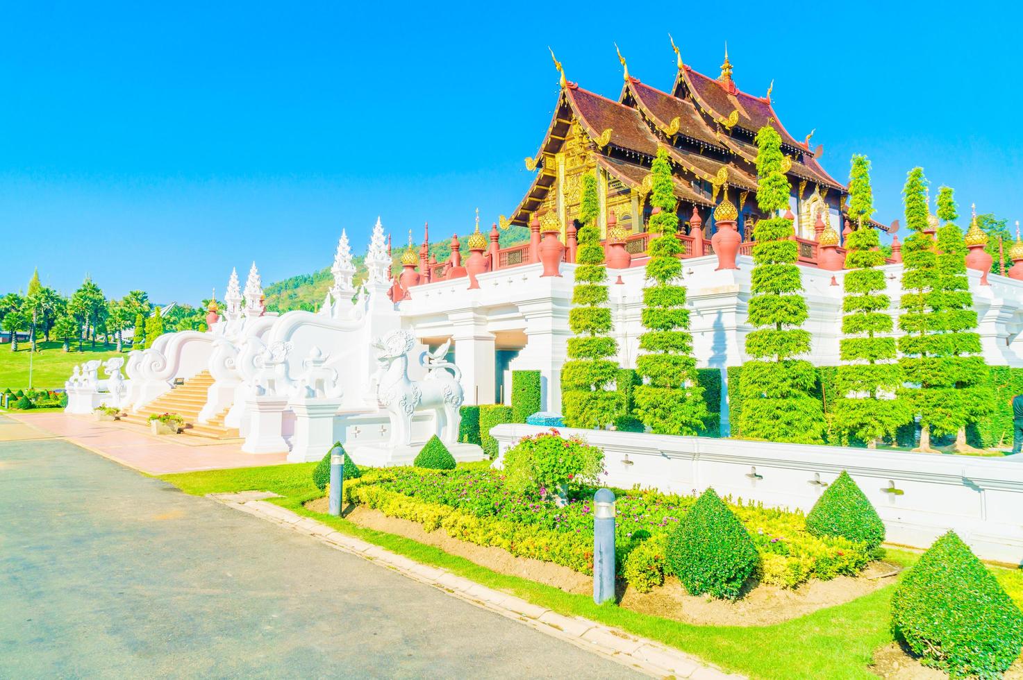 königlicher pavillon in chaing mai, thailand foto