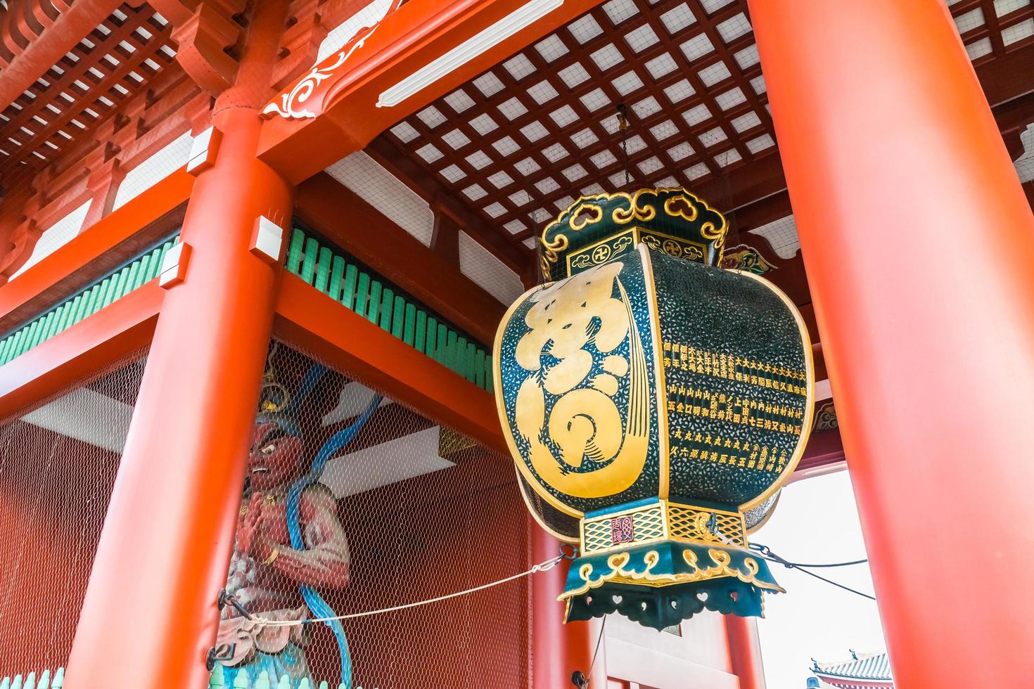 Sensoji-Tempel im Asakusa-Gebiet von Tokio, Japan foto